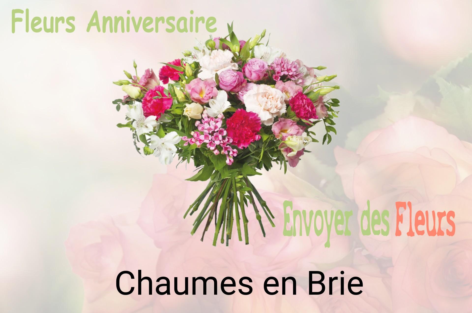 Bouquet de fleurs d’anniversaire livré à Chaumes-en-Brie